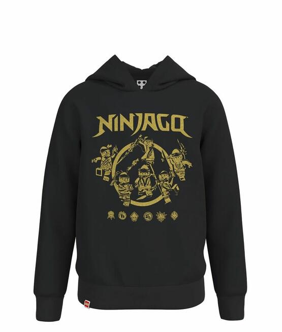 98 Bluza z kapturem Lego Ninjago czarna 2-3 latka