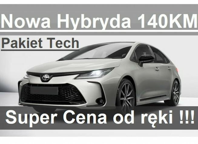 Toyota Corolla Nowa Hybryda 140KM 1,8 Pakiet Tech Comfort Kamera Dostępny  - 1361zł