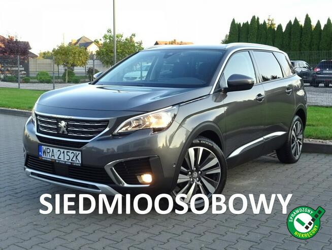 Peugeot 5008 7*Osobowy*LEDY*NAVI*Czujniki*Parkowania*Grzane*Fotele*Zarejestrowany