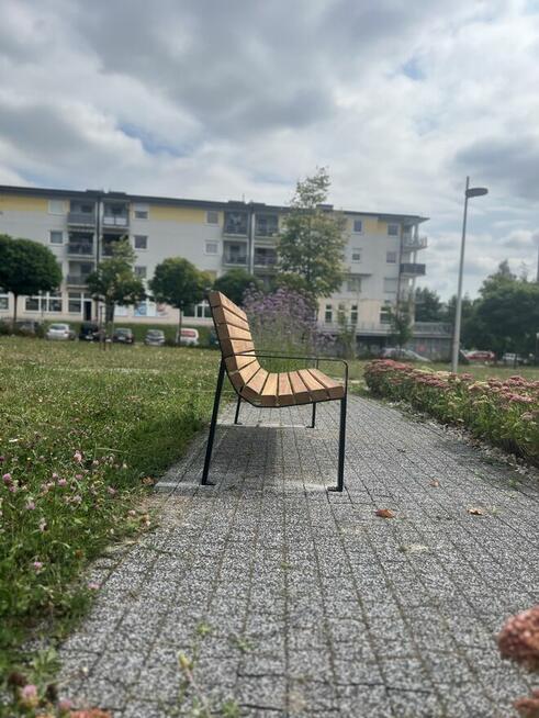 mała architektura, ławki, kosze