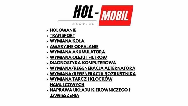 Mobilny mechanik Kraków mobilny serwis Hol-Mobil