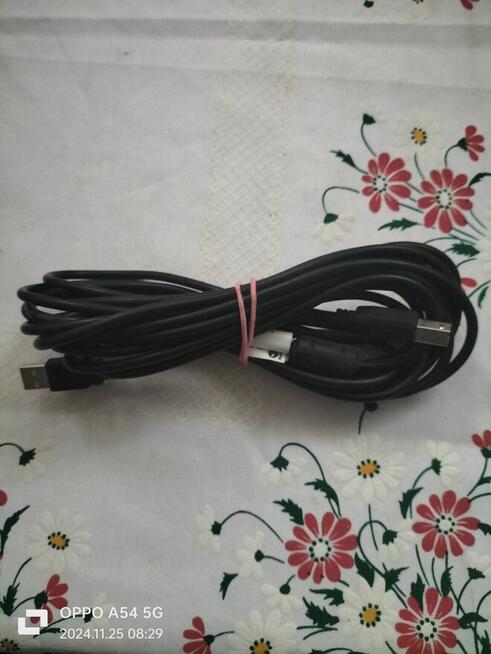 Kabel USB 2.0,do drukarki i kopiarki 5 m