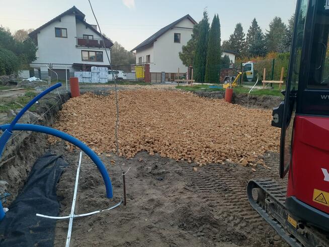 Drenaże i odwodnienia, roboty ziemne, brukarstwo