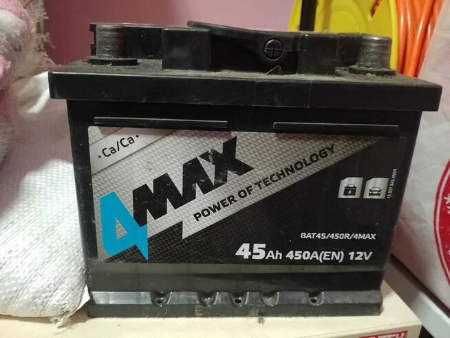 Akumulator 4MAX ECOLINE 45Ah 450A P+