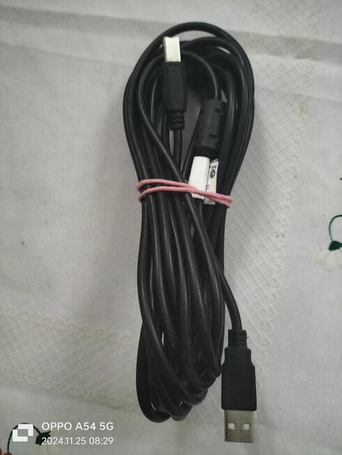 Kabel USB 2.0,do drukarki i kopiarki 5 m