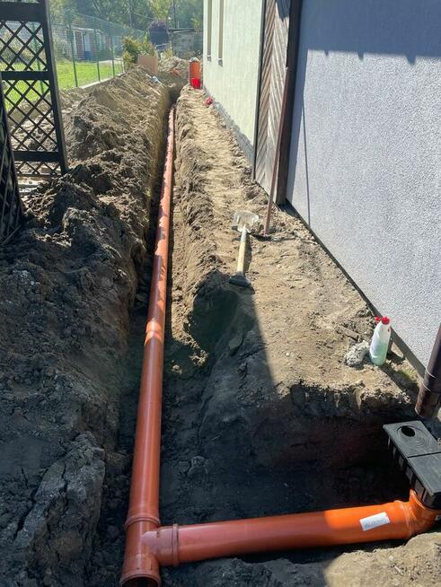 Drenaże i odwodnienia, roboty ziemne, brukarstwo