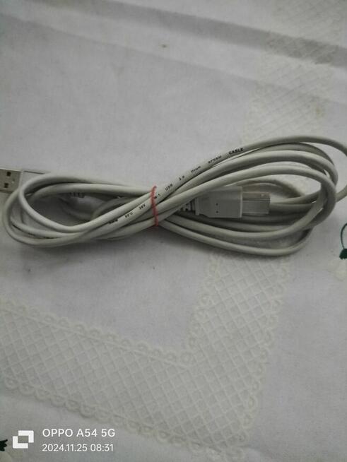 Kabel USB 2.0 do drukarki skanera kopiarki.1,8m