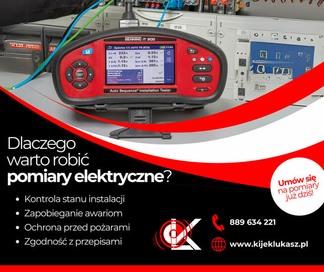 Kijek Łukasz - pomiary i usługi elektryczne