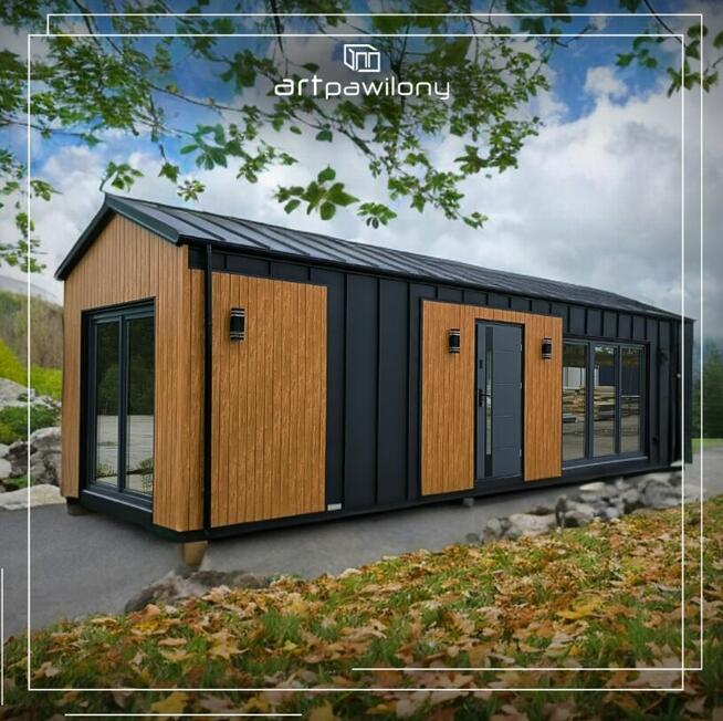 Kontener mieszkalny 10x3 Domek mobilny całoroczny Stodoła