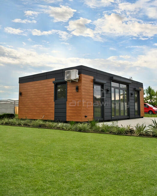 KONTENER MIESZKALNY 9x6 DOMEK MOBILNY CAŁOROCZNY