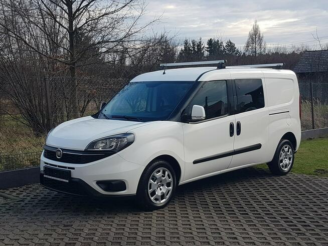 Fiat Doblo MAXI 5 OSÓB  DŁUGI KLIMA 6-BIEGÓW I-WŁAŚCICIEL KRAJOWY AC