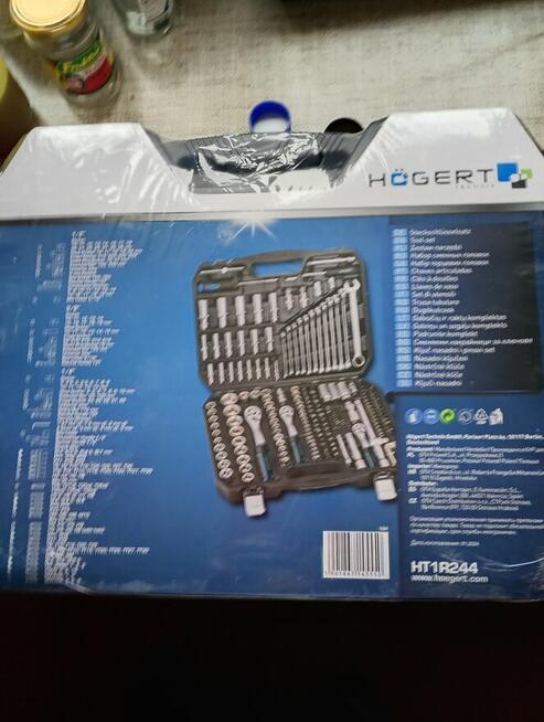 Zestaw kluczy walizka 222el klucze HOGERT HT1R244