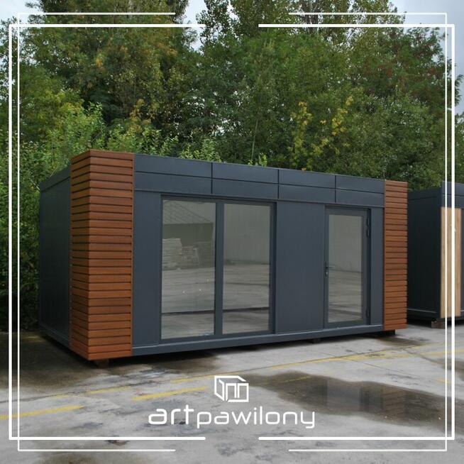 KONTENER MIESZKALNY 9x6 DOMEK MOBILNY CAŁOROCZNY