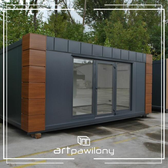 KONTENER MIESZKALNY 9x6 DOMEK MOBILNY CAŁOROCZNY