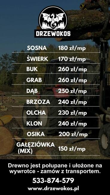 DREWNO do kominka, opał różne rodzaje TANIO + dostawa drewna