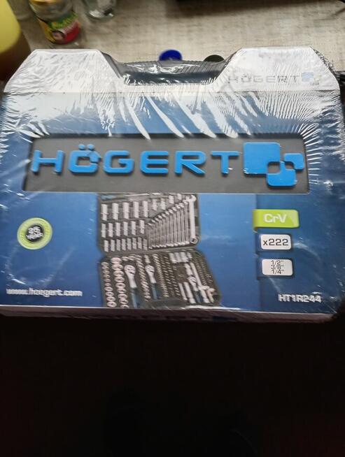 Zestaw kluczy walizka 222el klucze HOGERT HT1R244