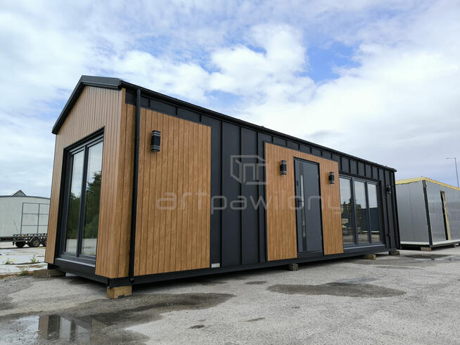 Kontener mieszkalny 10x3 Domek mobilny całoroczny Stodoła