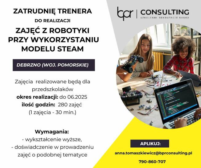 TRENER - ROBOTYKA (STEAM) - DEBRZNO (woj. pomorskie)