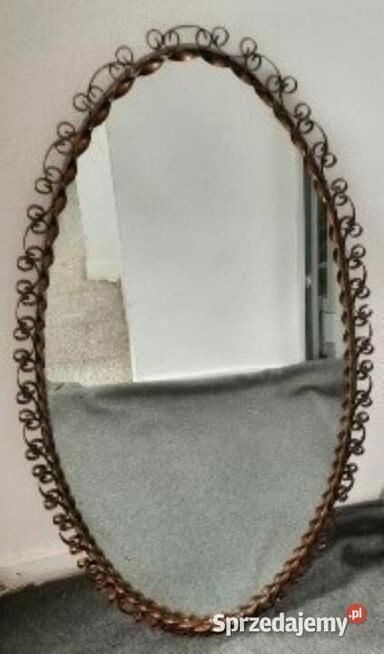 Sprzedam Stare- Stylowe Okazałe Lustro w ramie Miedzianej