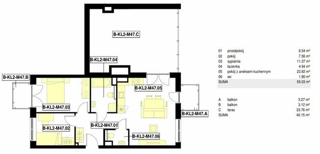 Apartament, ul. Hlonda