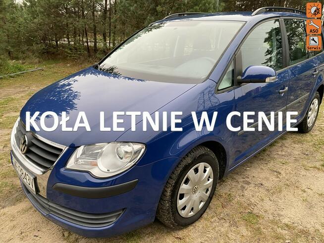 Volkswagen Touran 1,9 TDI, 5 miejsc, po liftingu, drugie koła, hak, tempomat, isofix