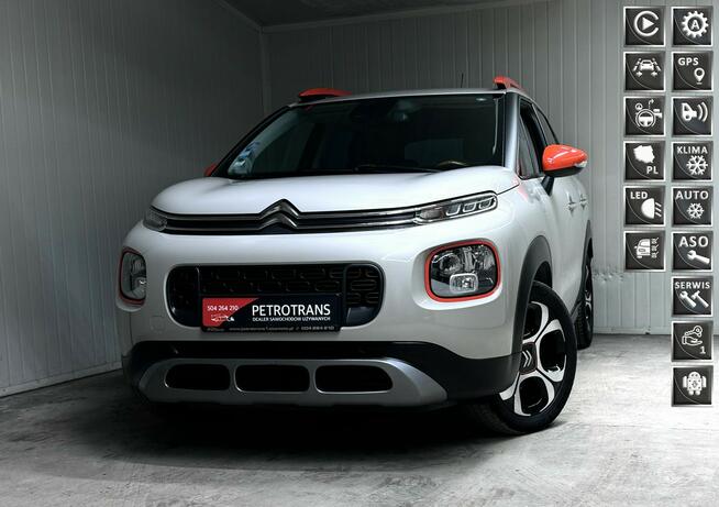 Citroen C3 Aircross 1.2 / 110KM LED Automat Nawigacja Skóra Head Up Asystent Pasa Ruchu