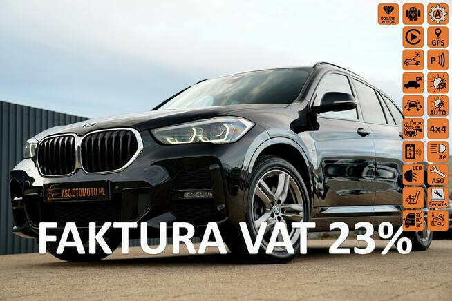 BMW X1 FUL LED 4x4 EL.KLAPA head up kamera SKÓRA grzane fotele M pakiet hak