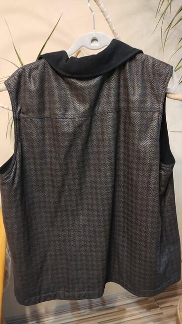 Kamizelka zamszowa brąz – rozmiar XL