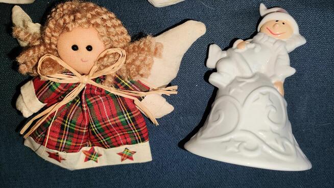 dzwoneczek ceramika ,zawieszki na choinkę