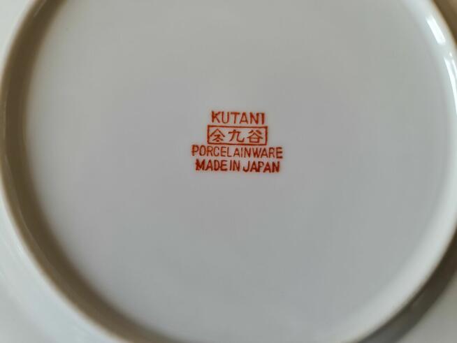 Japońska porcelana KUTANI - talerze
