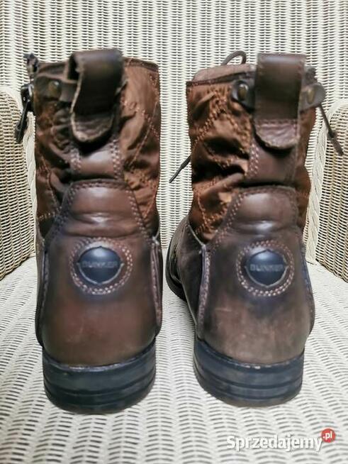 Lekkie trapery BUNKER Rozm.44 Skóra naturalna JAK NOWE
