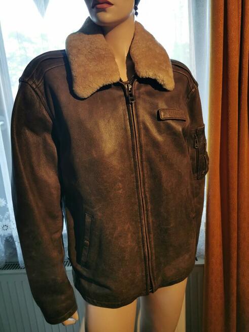 REDSKINS Oryginalna kurtka skórzana Rozm L / XL JAK NOWA
