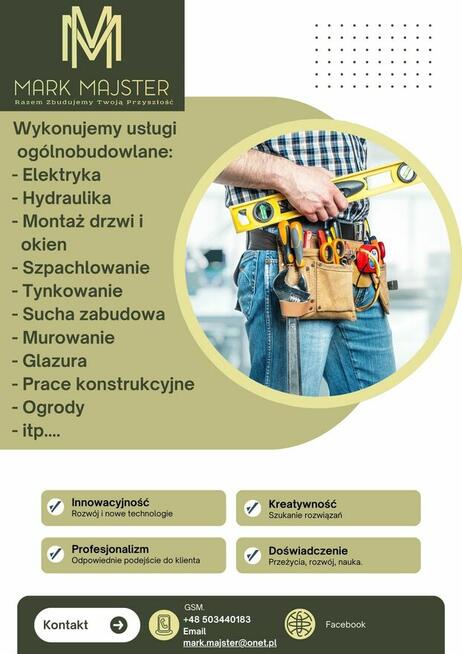 MARK MAJSTER Profesjonalne usługi budowlane i remontowe