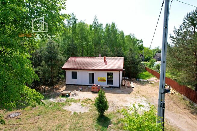 Nowoczesny dom całoroczny w stanie surowym