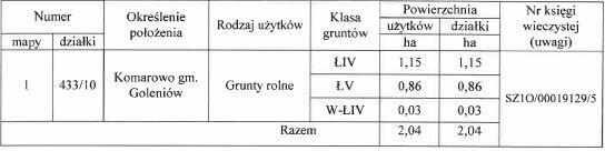 Syndyk sprzeda udział w niezabudowanej działce