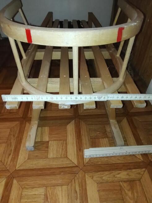 Sprzedam sanki drewniane z oparciem