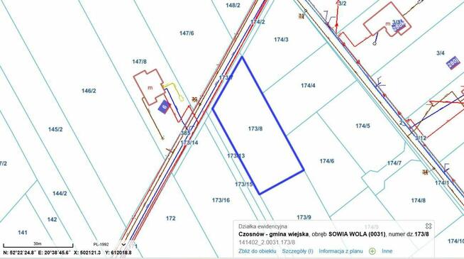 działka budowlana Sowia Wola
