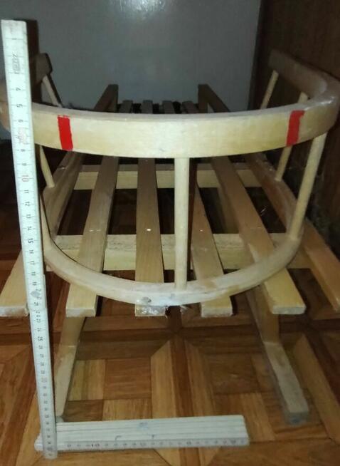 Sprzedam sanki drewniane z oparciem