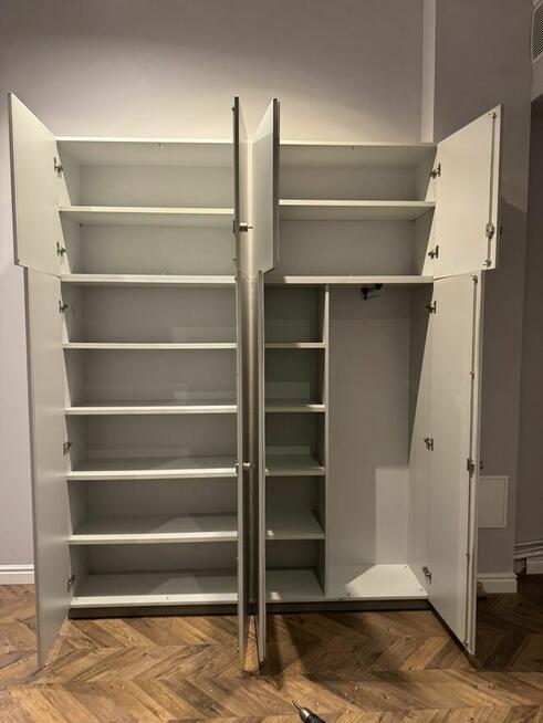 Szafa aktowa garderoba szara z nadstawką szafy aktowe biura