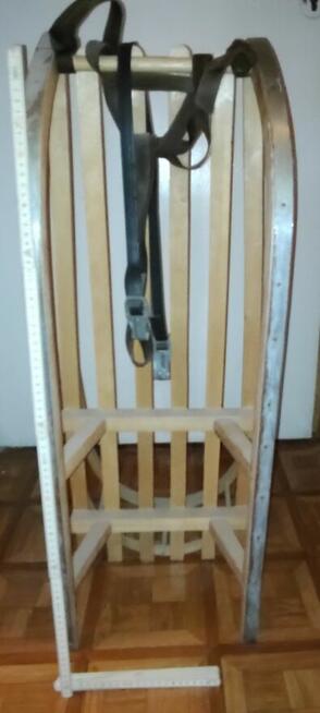 Sprzedam sanki drewniane z oparciem