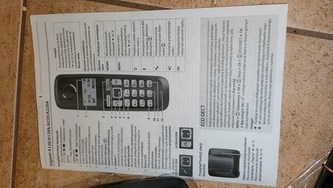 NOWY Telefon stacjonarny Gigaset model A120