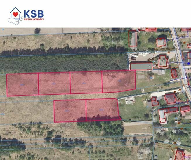 Działka pod dom w Magoniach pod lasem - 1200m2