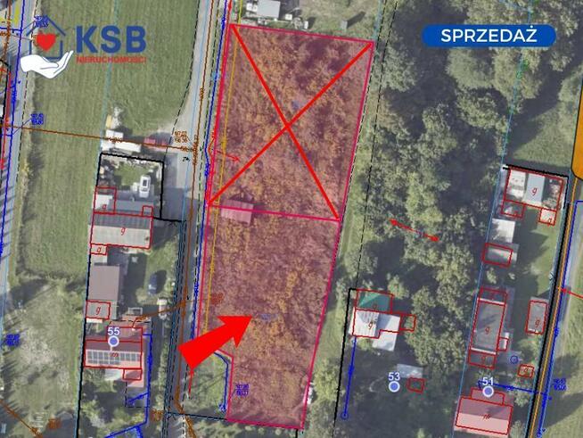 Działka budowlana z mediami ul. Rzeczki 895m2