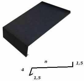 Obróbki dekarskie do 8MB Wykończenia Parapety Listwy płyty