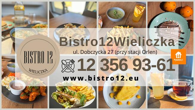 Bistro12 OBIADY z dostawą Kraków/Wieliczka