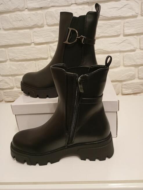 Kozaki botki zimowe damskie