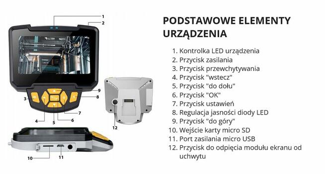 Kamera inspekcyjną INSKAM112 - 1 m + karta mikro SD 32 GB