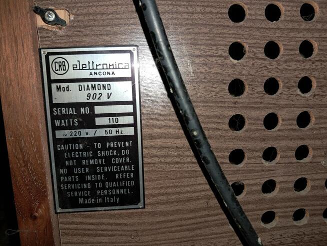 Organy: Diamond 902 V CRB ELETTRONICA