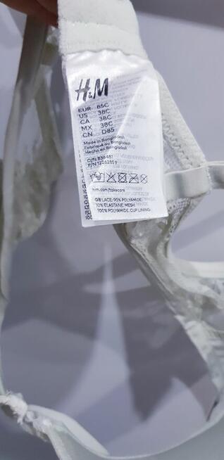 Pistacjowy biustonosz damski H&M