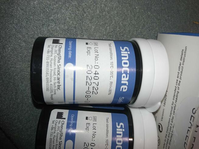 Paski do testowania cukru we krwi plus 50 lancet